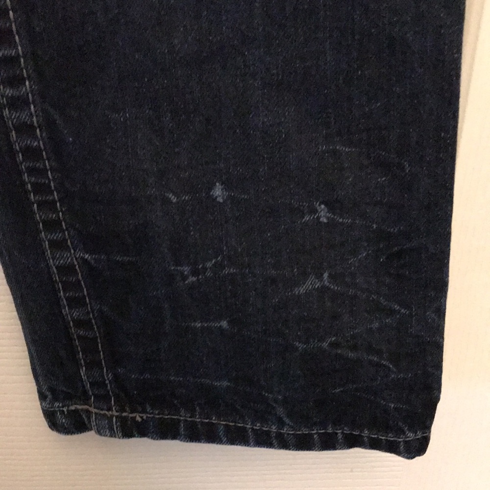 Black Premium low rise slim straight jeans size 30/32 - Picture 2 of 16